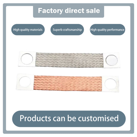 Grounding conductor tape(Ask customer service for specific prices)Braided Soft Copper Grounding Wire Soft copper wire antistatic